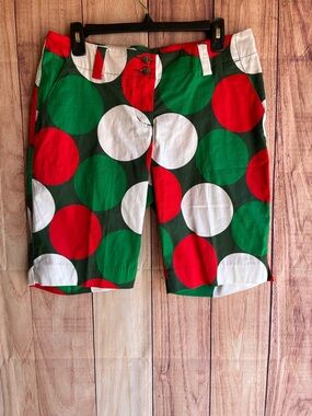 NWT LOUDMOUTH GOLF SHORTS JIMGLE BALLS CHRISTMAS SIZE 8